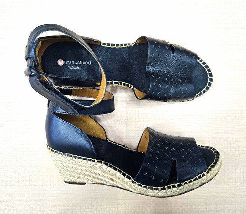 Clarks unstructured black - unstructured,