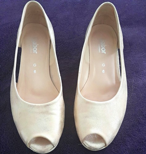 Gabor women silver leather - silver,