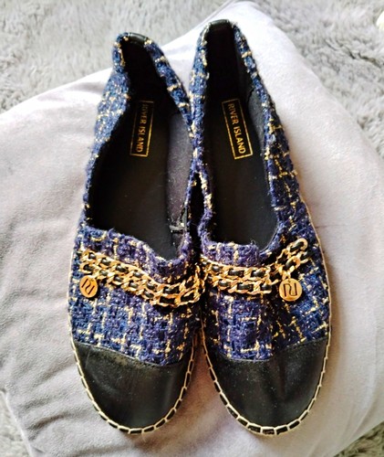 River island totum navy - island, tweed