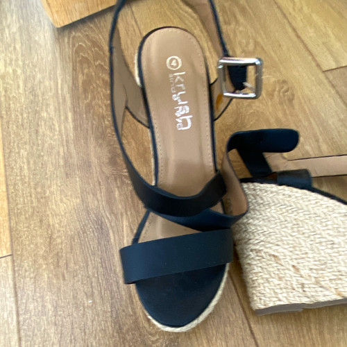 Krush women black strappy - krush,