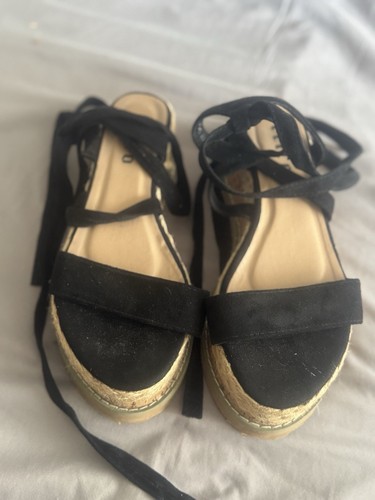 Espadrille sandals straps - espadrille, sandals,straps