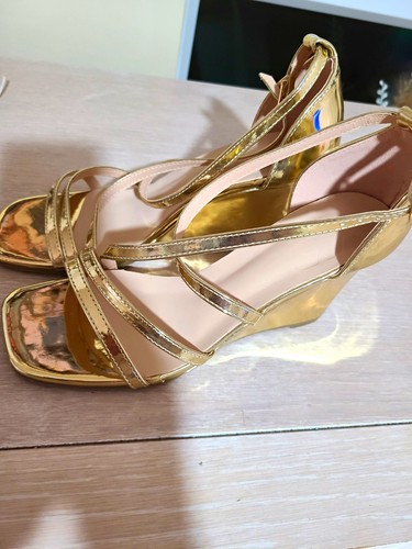 Women gold espadrille - gold,
