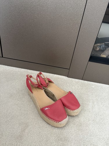 Longchamp pink beige leather - longchamp,
