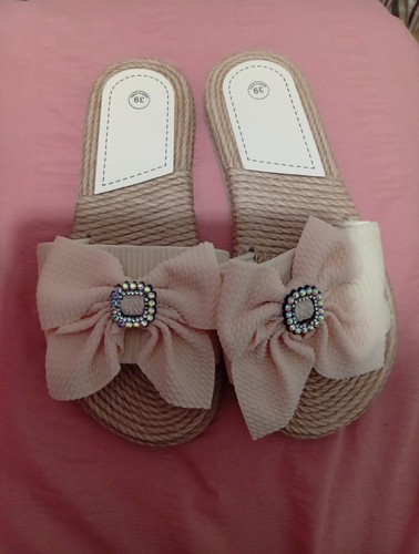 Espadrille style sandals slip