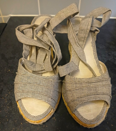 Spot beige espadrille - on, wedge