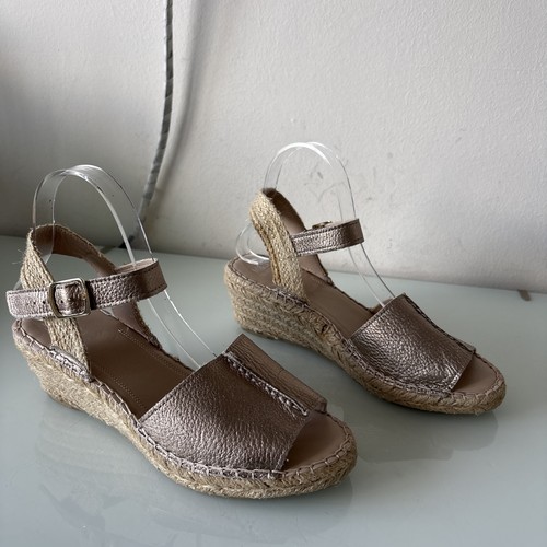 Metallic bronze leather - m&s,