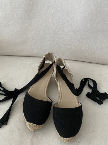 Espadrilles black canvas - espadrilles, size