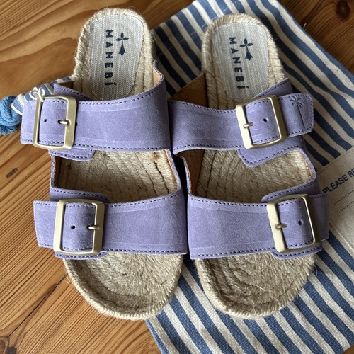 Manebi espadrille sliders - manebi,