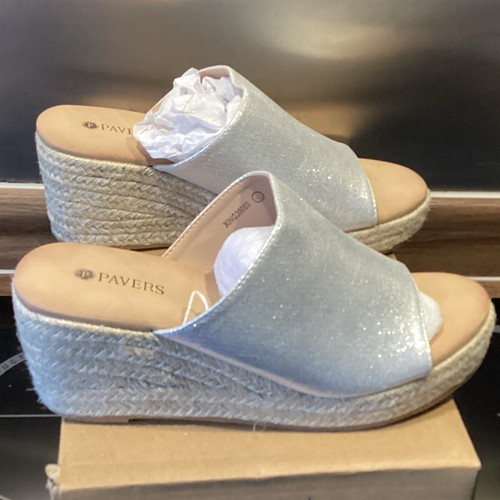 Pavers silver wedge slip - silver,