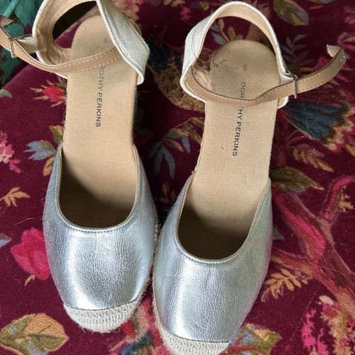 Silver espadrilles - silver,