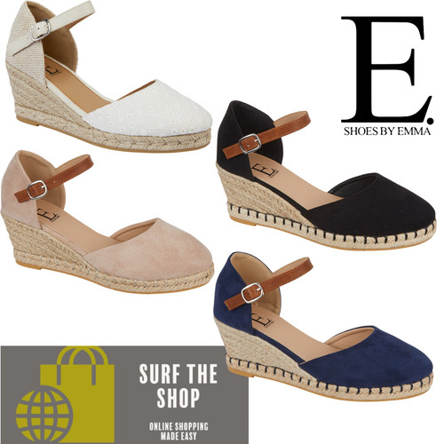 Women hessian espadrille - hessian,