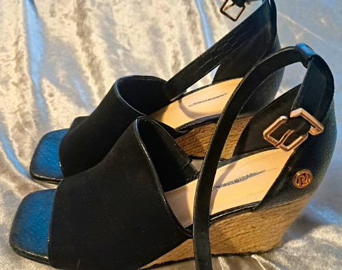 River island black espadrille - river,