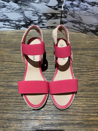 Pink espadrilles platform - pink,